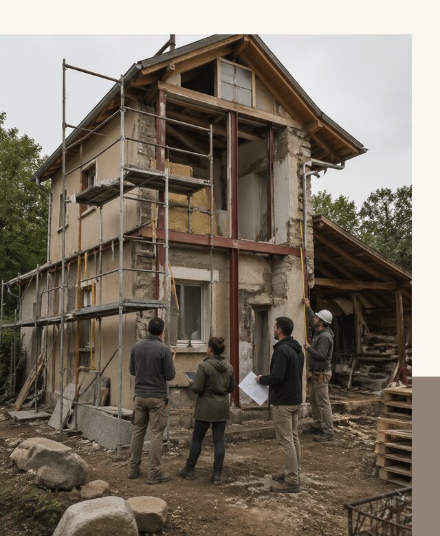 Реконструкция загородного дома под ключ в Кисловодске от бюро