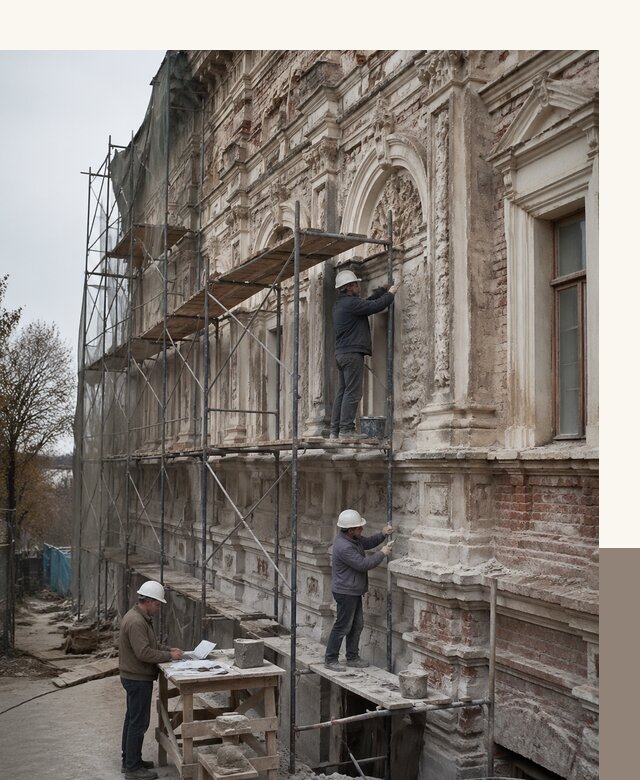 Реставрация объектов культурного наследия под ключ в Кисловодске