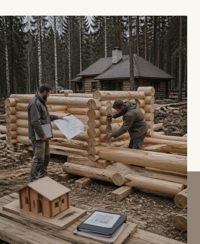 Проектирование и строительство домов из бревна в Кисловодске